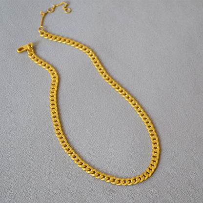 Käsintehty vintage Kulta Kaulakoru