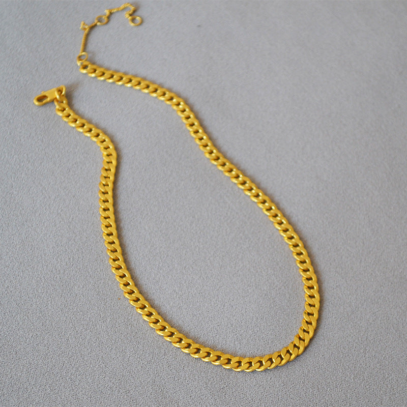 Käsintehty vintage Kulta Kaulakoru