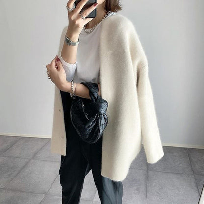 Classic Vintage Cardigan with a Flattering Fit