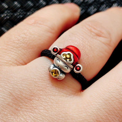 Kaunis Hopea Sormus ainutlaatuisella tyylillä