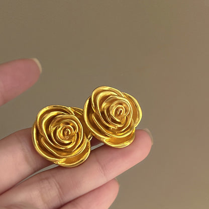 Käsintehty vintage Kulta Korvarengas