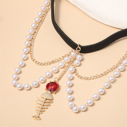 Käsintehty vintage Helmi Riipus