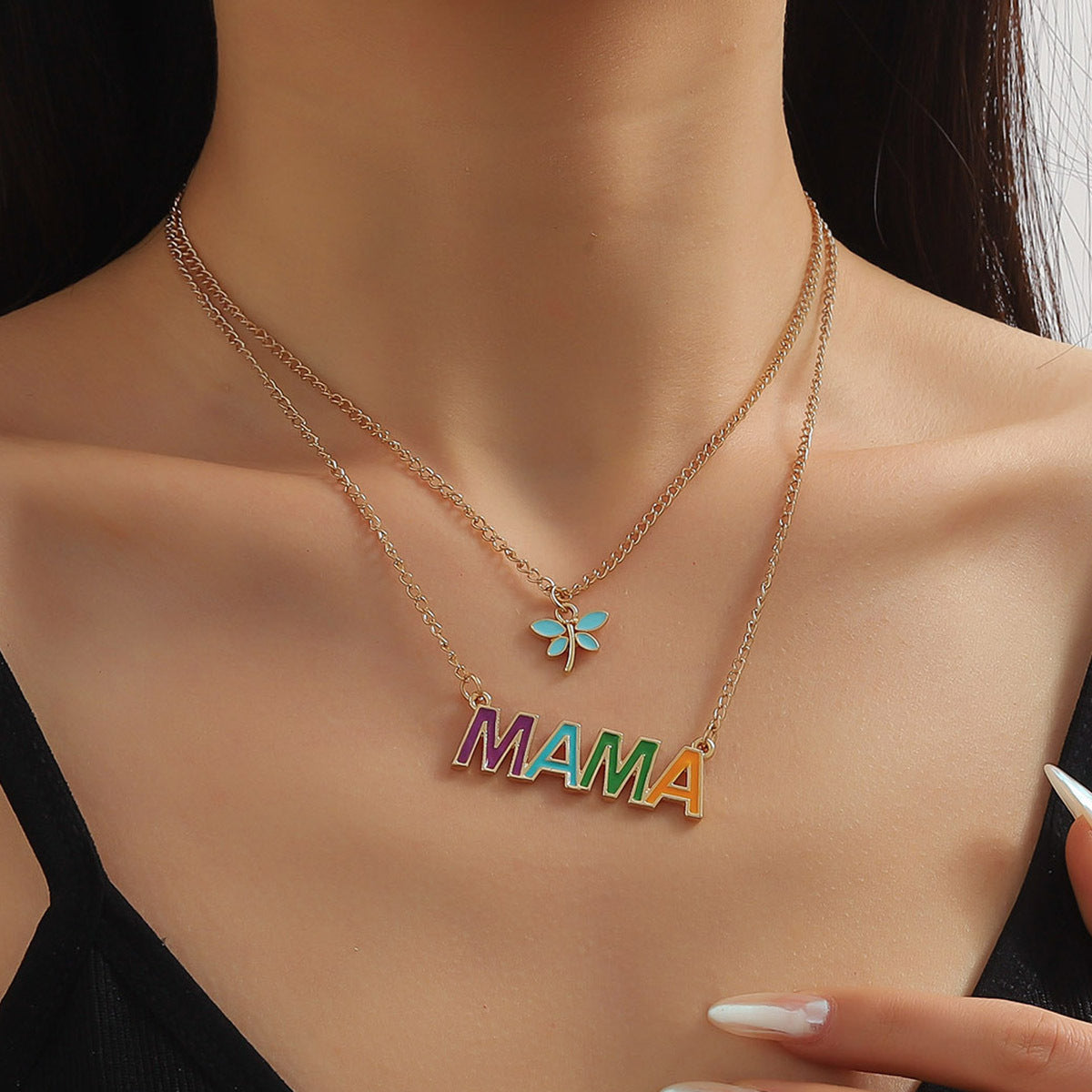 Käsintehty vintage Kaulakoru