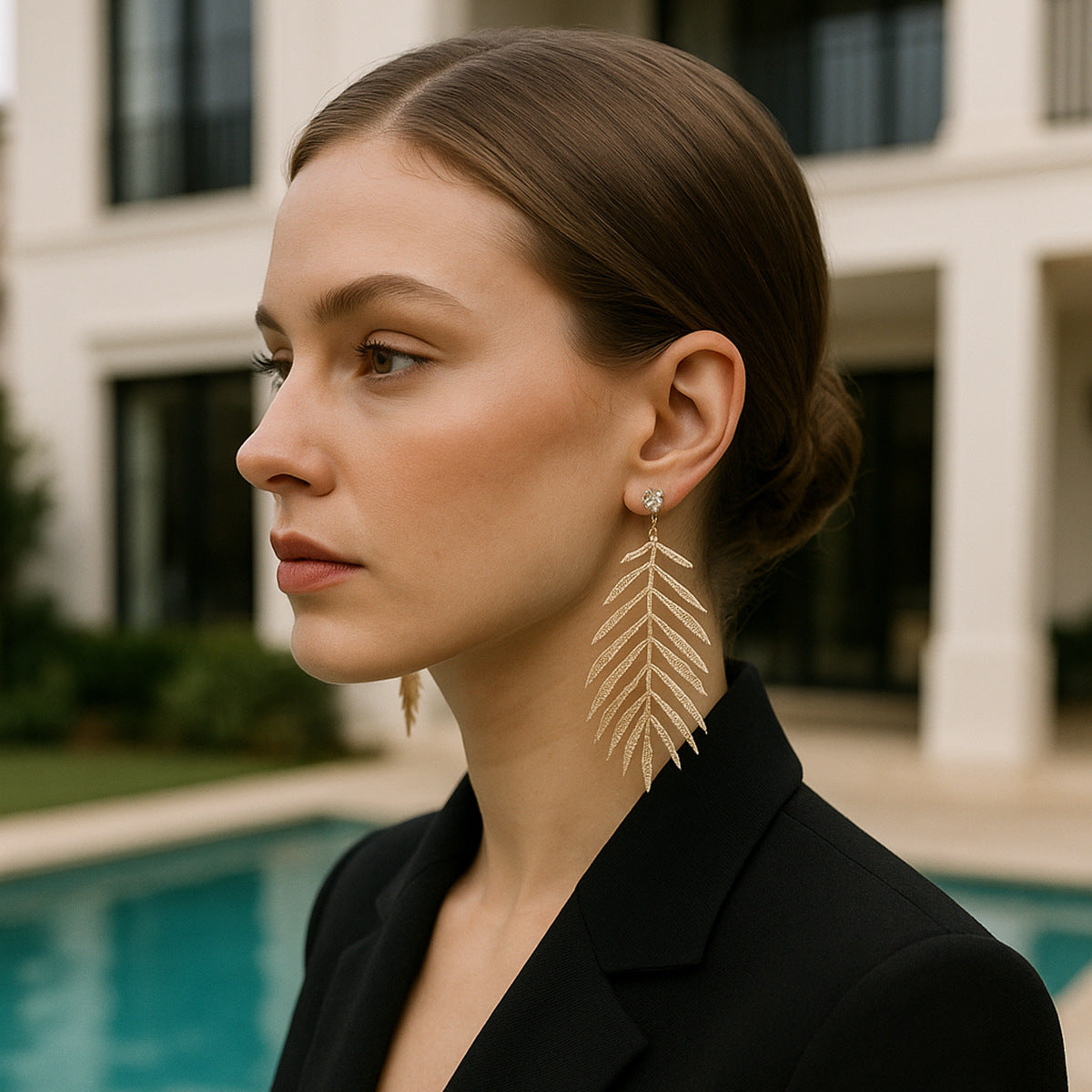 Kaunis Korvarengas ainutlaatuisella tyylillä