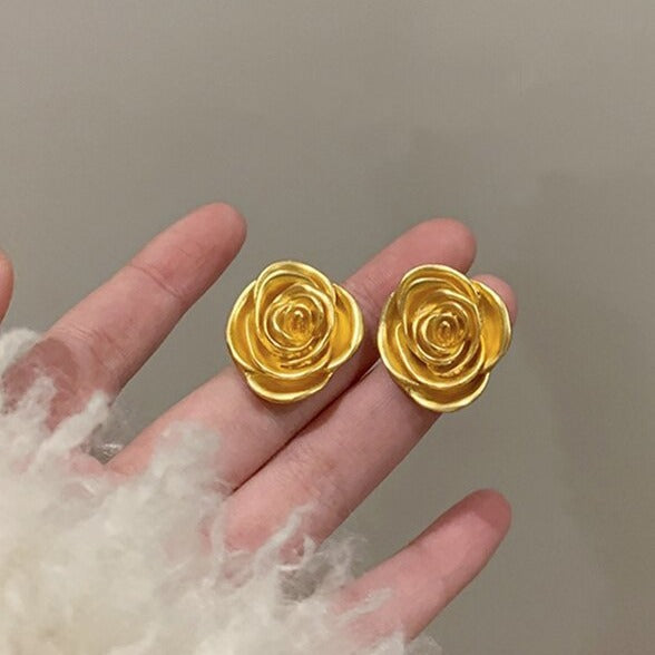 Käsintehty vintage Kulta Korvarengas