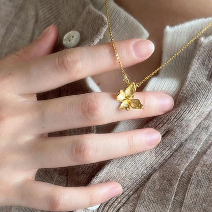 Käsintehty vintage Kulta Kaulakoru