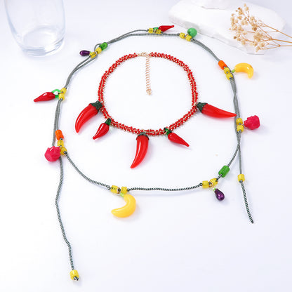 Käsintehty vintage Kaulakoru