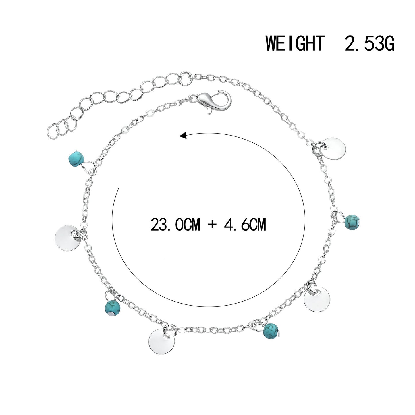 Kaunis Nilkkakoru ainutlaatuisella tyylillä