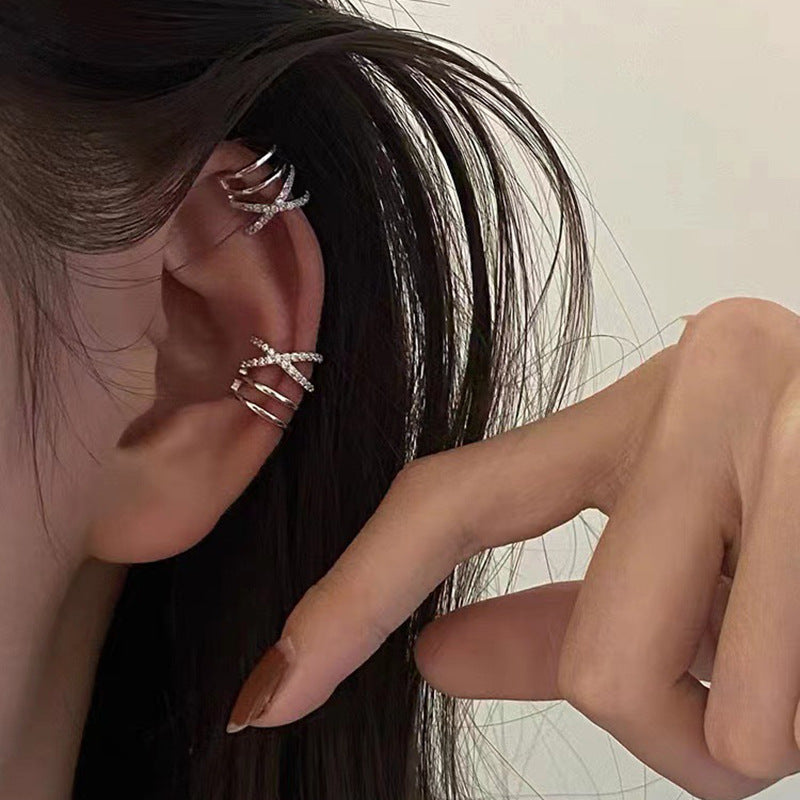 Käsintehty vintage Kulta Korvarengas