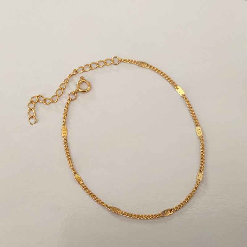 Herkkä käsityö Kulta Nilkkakoru