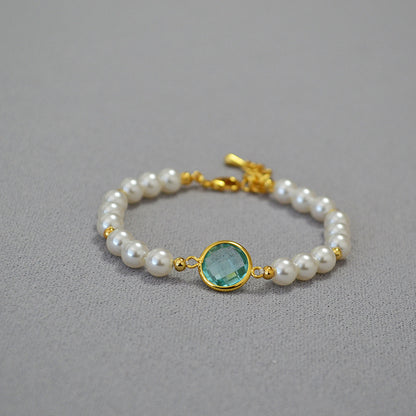 Käsintehty vintage Helmi Rannekoru