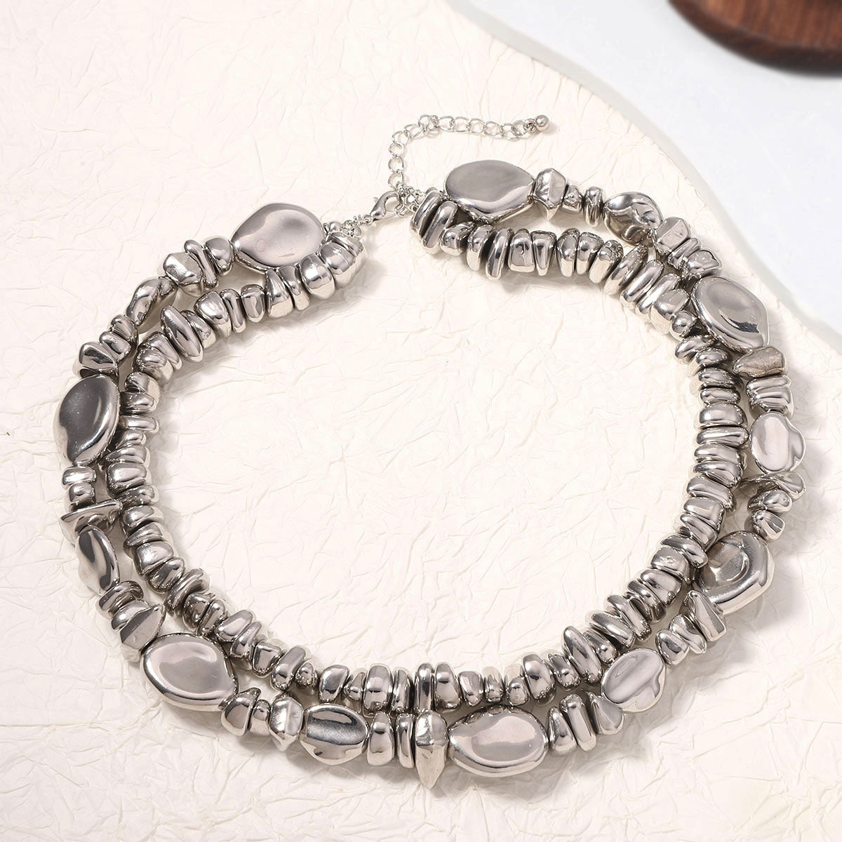 Herkkä käsityö Hopea Kaulakoru