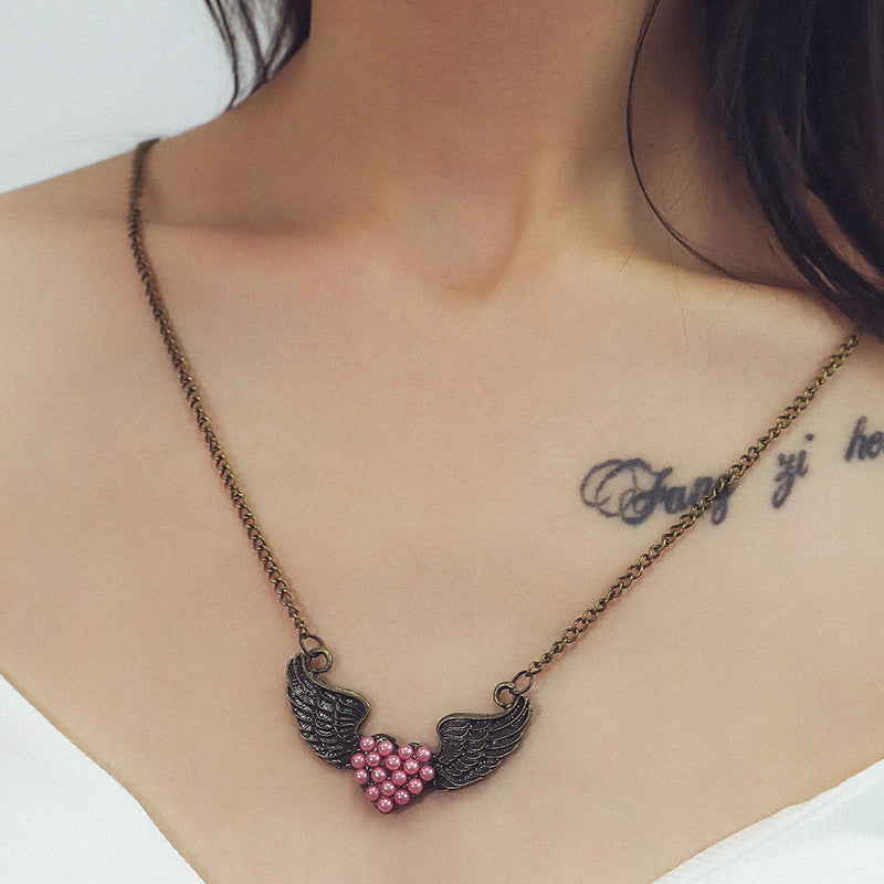 Käsintehty vintage Helmi Kaulakoru