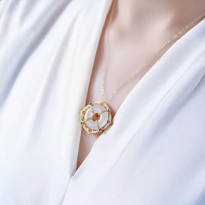 Herkkä käsityö Hopea Kaulakoru