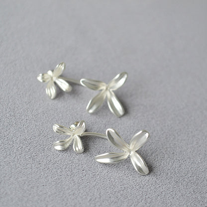 Käsintehty vintage Hopea Korvarengas