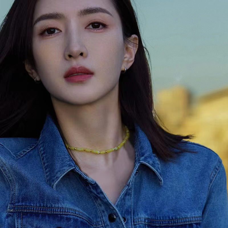 Käsintehty vintage Kaulakoru