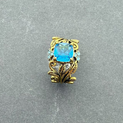 Käsintehty vintage Kulta Sormus