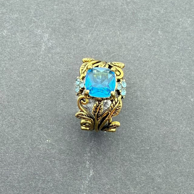 Käsintehty vintage Kulta Sormus