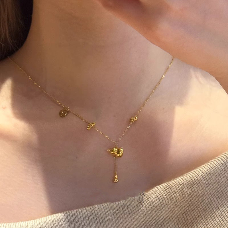 Käsintehty vintage Kulta Kaulakoru