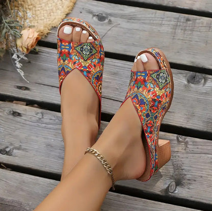 Tyylikkäät Ortopediset Sandaalit Ainutlaatuisella Muotoilulla