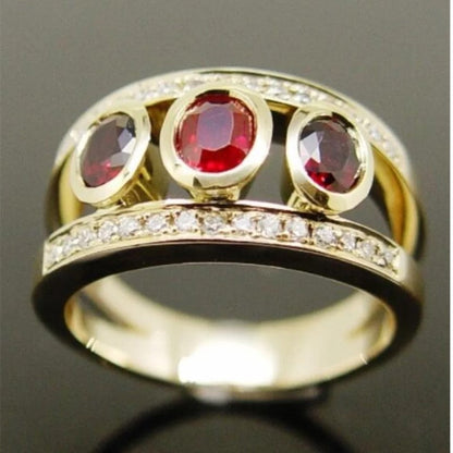 Käsintehty vintage Kulta Sormus