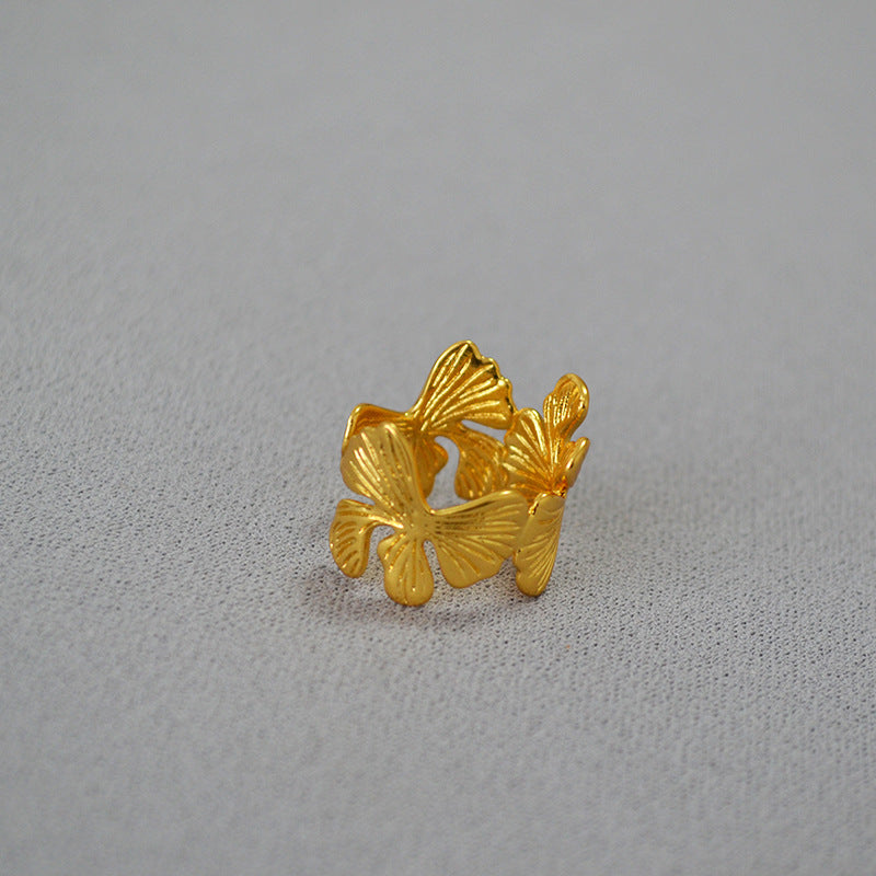 Käsintehty vintage Kulta Sormus