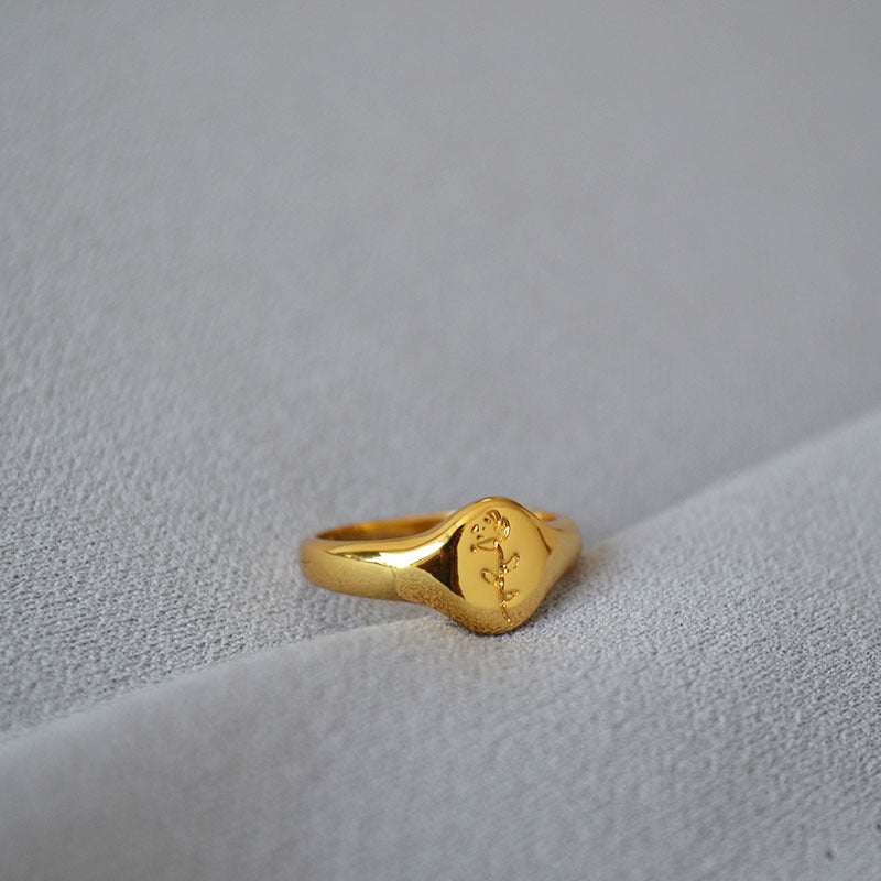 Herkkä käsityö Kulta Sormus