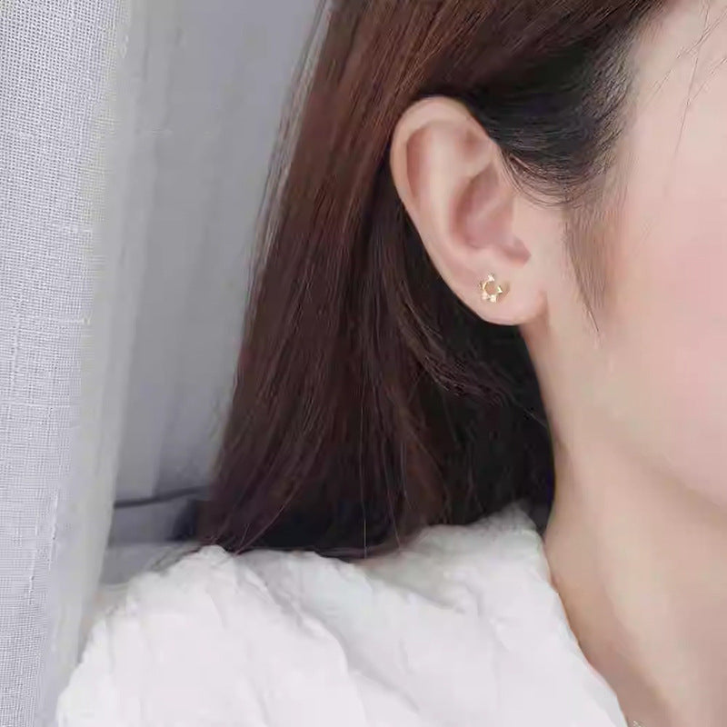 Käsintehty vintage Kulta Korvarengas