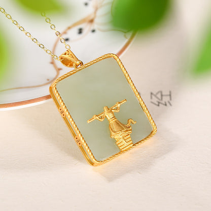 Kaunis Kulta Riipus ainutlaatuisella tyylillä