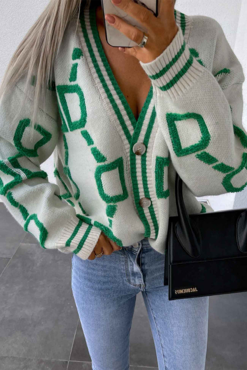 Classic Vintage Cardigan with a Flattering Fit