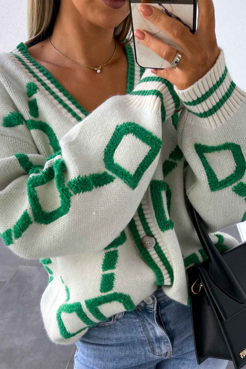 Classic Vintage Cardigan with a Flattering Fit