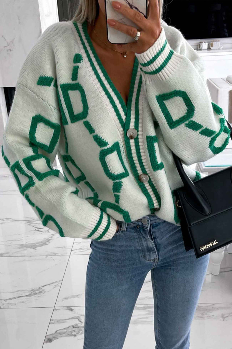 Classic Vintage Cardigan with a Flattering Fit
