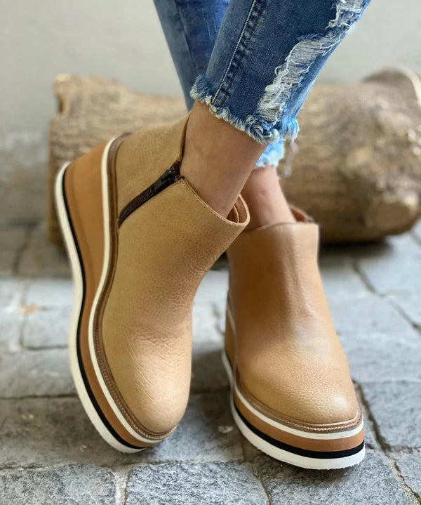Classic Orthopedic Boots with Timeless Style