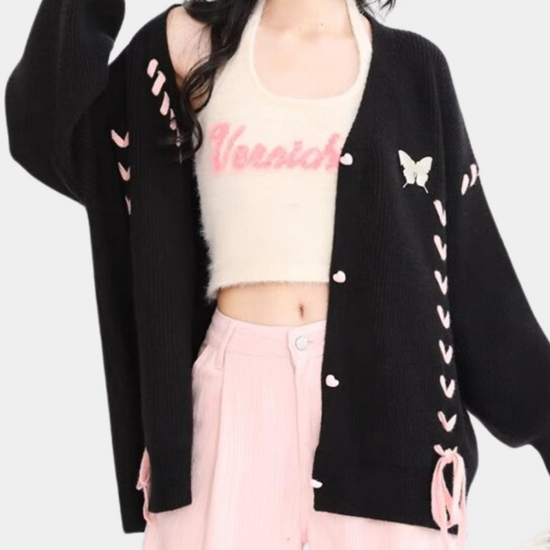 Well Tailored Cardigan with a Graceful Silhouette