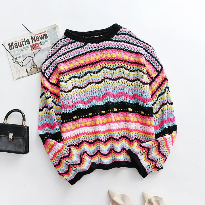 Classic Vintage Sweater with a Flattering Fit