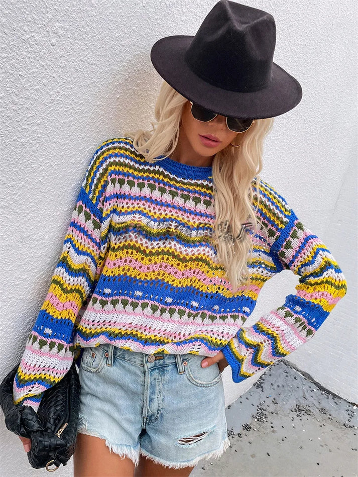 Classic Vintage Sweater with a Flattering Fit