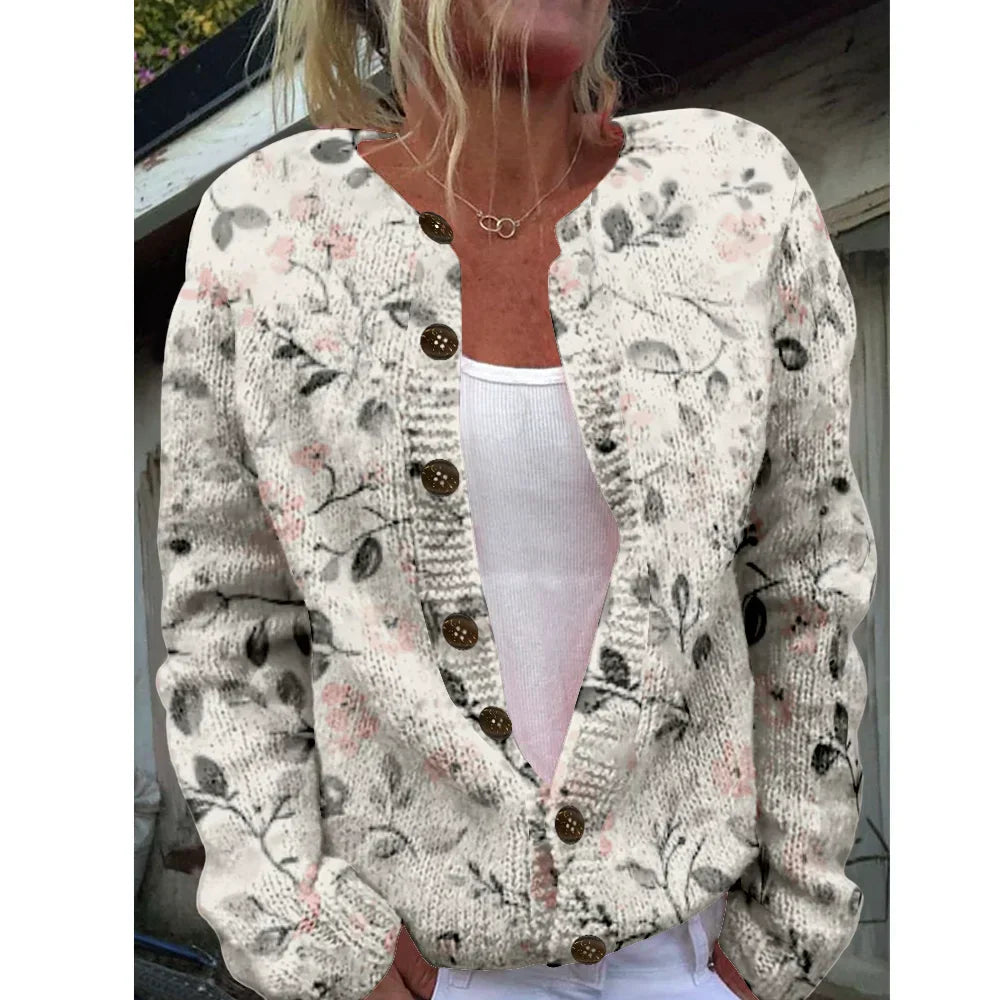 A Vintage Style Cardigan with Delicate Timeless Details