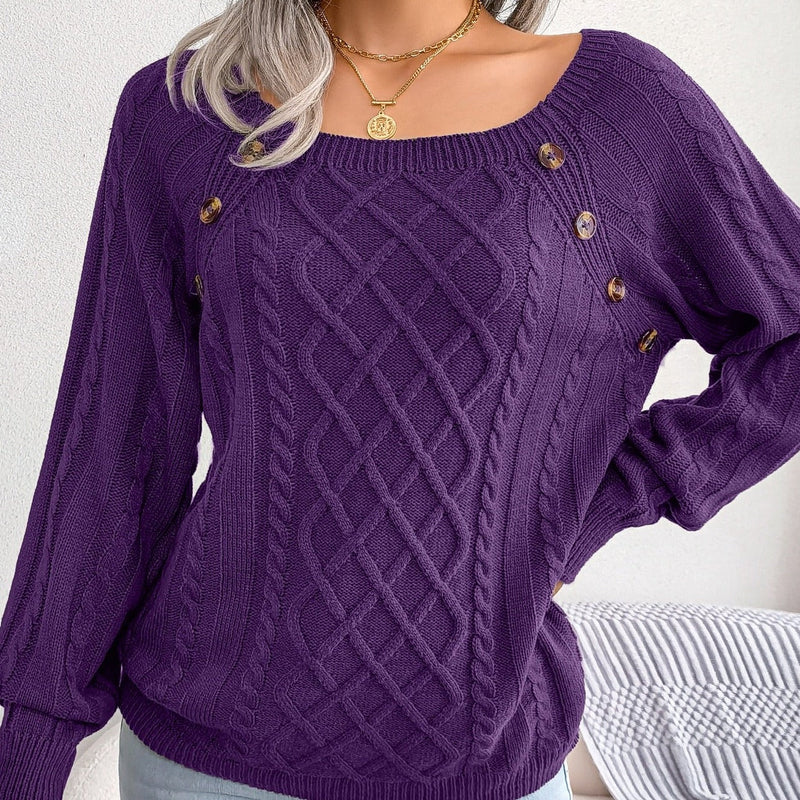 Well Tailored Sweater with a Graceful Silhouette
