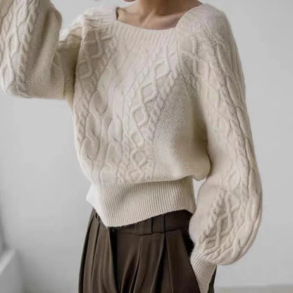 Vintage Inspired Sweater with a Contemporary Edge