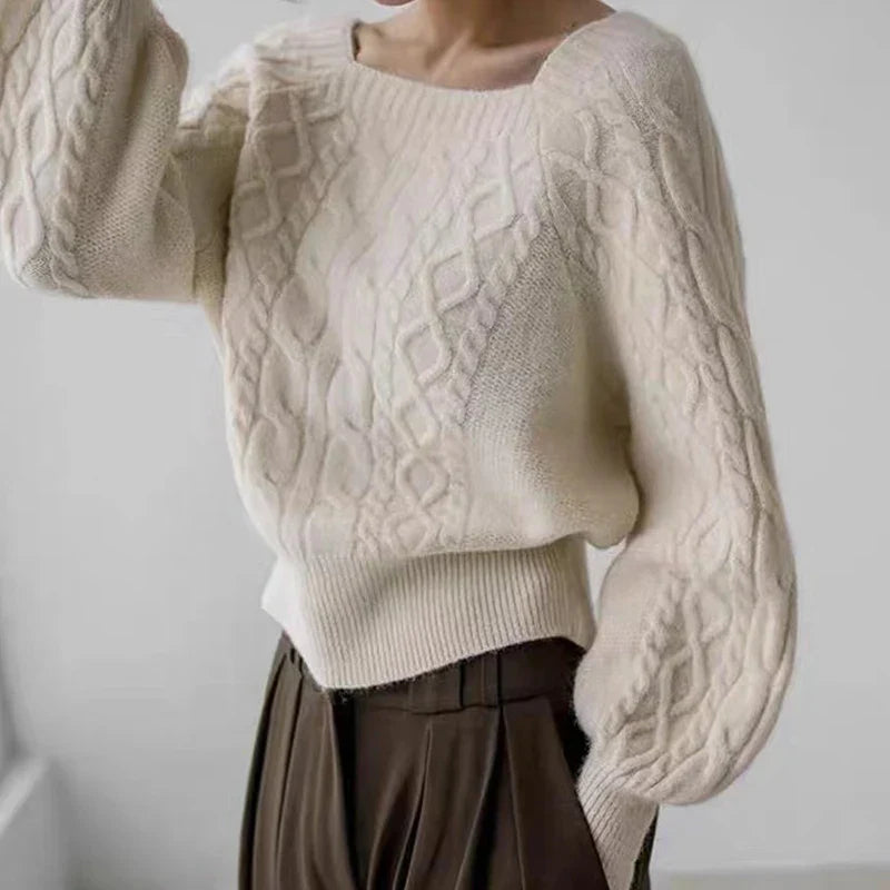 Vintage Inspired Sweater with a Contemporary Edge