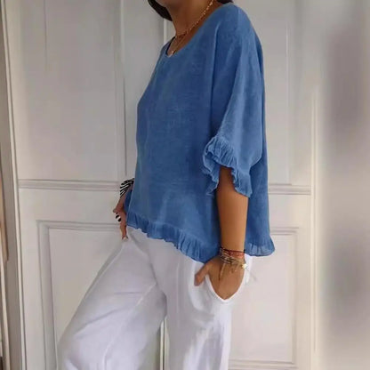 Classic Vintage Blouse with a Flattering Fit