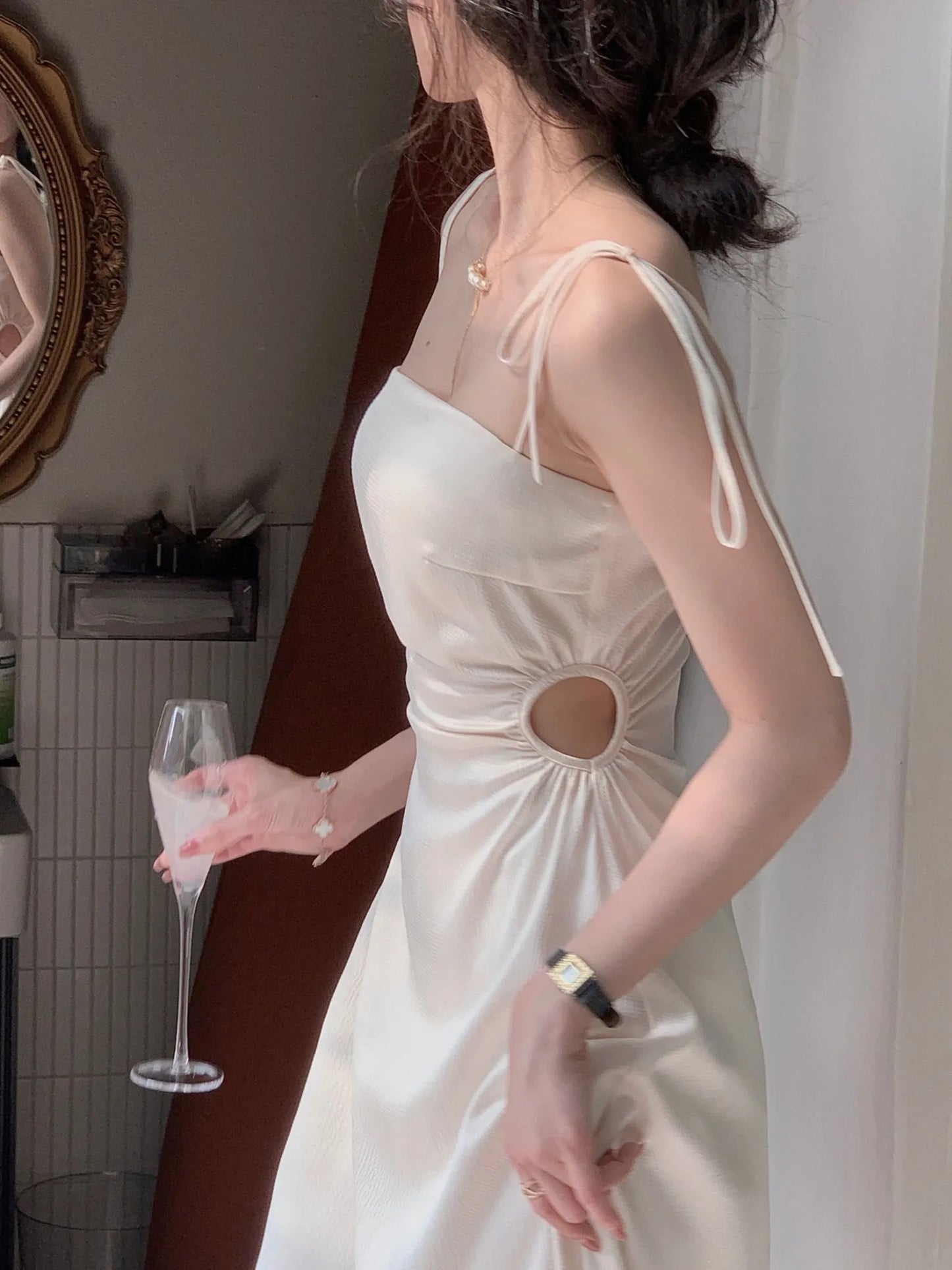 A Vintage Style Dress with Delicate Timeless Details
