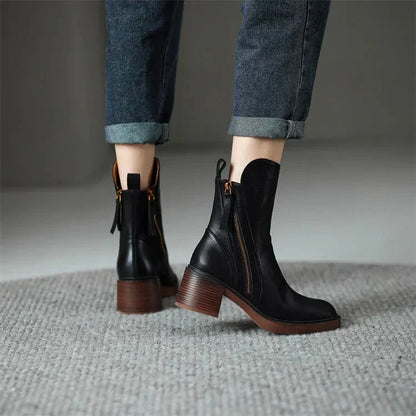 Classic Orthopedic Boots with Timeless Style