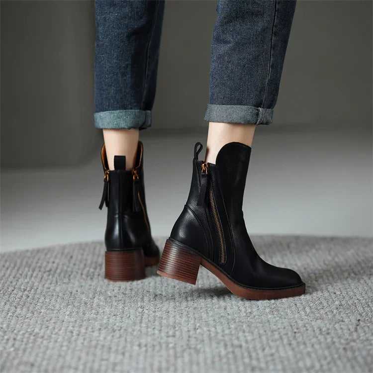Classic Orthopedic Boots with Timeless Style