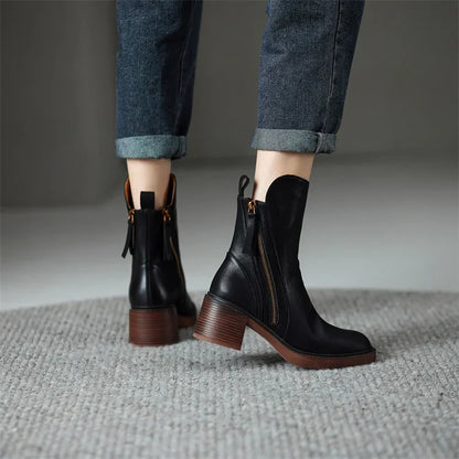 Classic Orthopedic Boots with Timeless Style