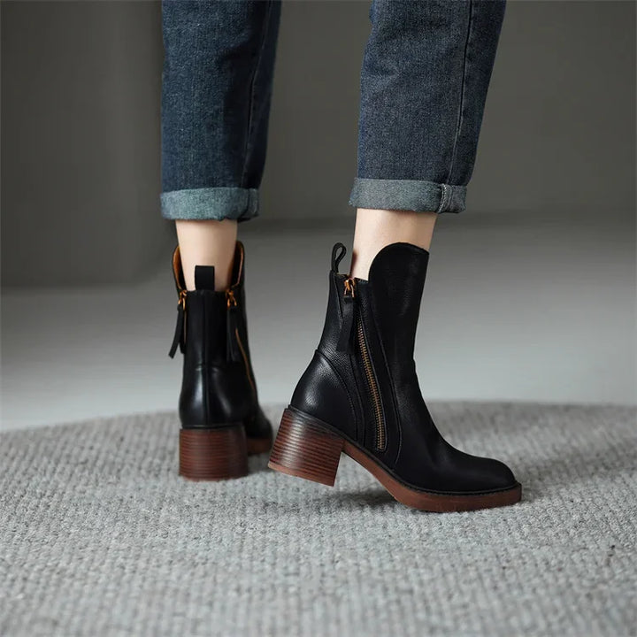 Chic Orthopedic Boots with Unique Design