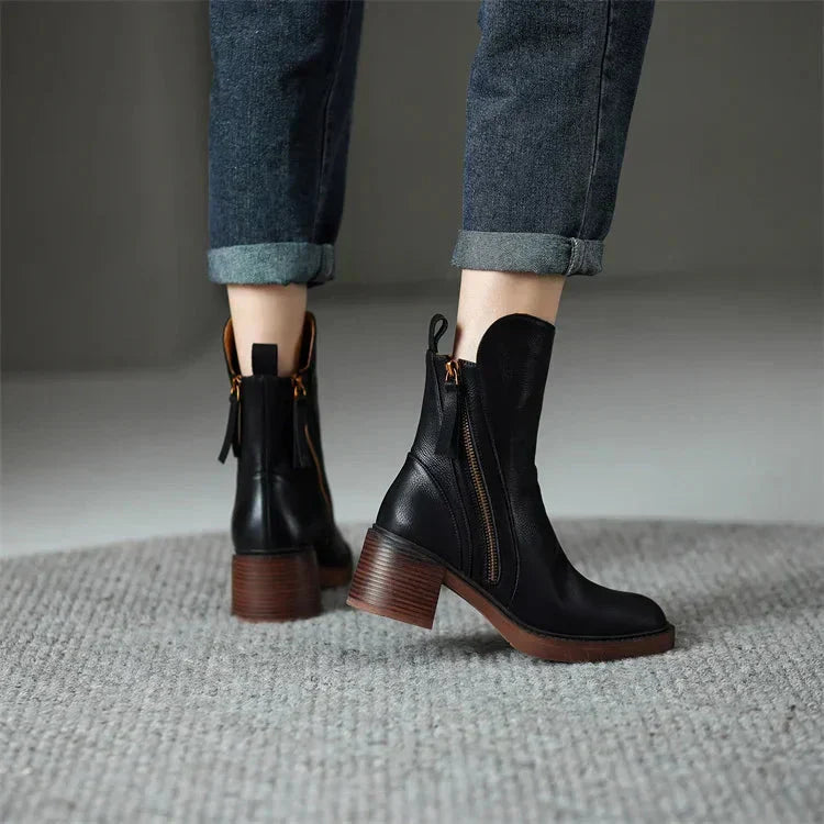 Classic Orthopedic Boots with Timeless Style