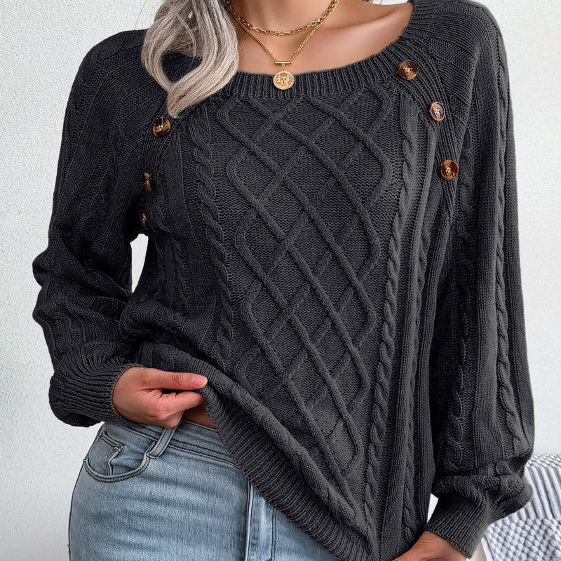 Well Tailored Sweater with a Graceful Silhouette