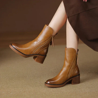 Classic Orthopedic Boots with Timeless Style