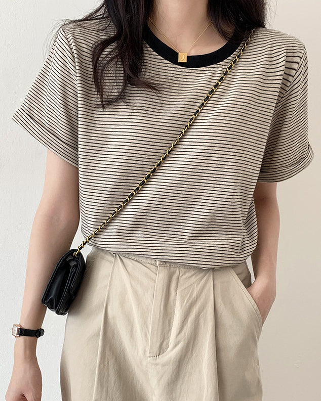 A Vintage Style T-Shirt with Delicate Timeless Details
